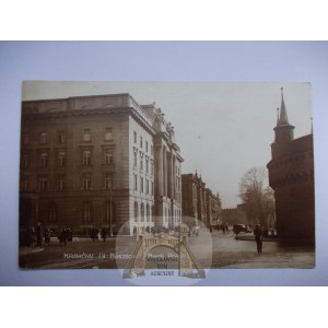 Krakov, Bank Polski, ulice Basztowa, 1927