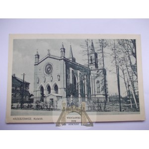 Krzeszowice, kościół, ok. 1930