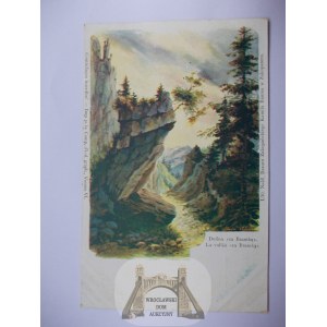 Tatra-Gebirge, Gemälde, Dolina za Bramką, ca. 1900