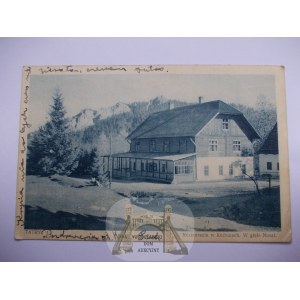 Tatry, Kuźnice, reštaurácia, pamätná známka FIS, 1939