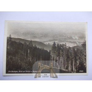 Beskidy mountains, view of Bielsko Biala, 1941