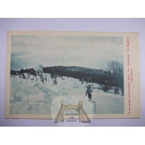 Beskidy Mountains, Magurka near Sucha, winter, ca. 1910