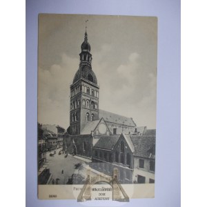 Lotyšsko, Riga, Rižská katedrála, asi 1915