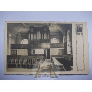 Lotyšsko, Riga, Riga, interiér kostola, asi 1930
