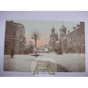 Litva, Vilnius, Pohulanka, zima, asi 1915