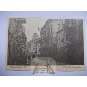 Litwa, Wilno, ulica Zamkowa, ok. 1915