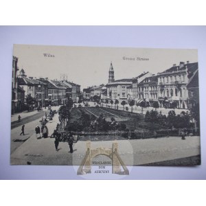 Litwa, Wilno, ulica Wielka, ok. 1915