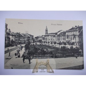 Lithuania, Vilnius, Great Street, ca. 1915