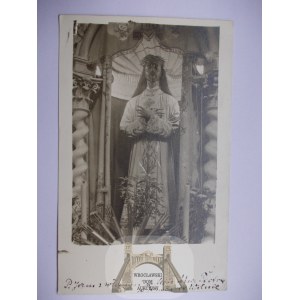 Lithuania, Vilnius, Church of St. Peter and Paul, statue of Jesus, ca. 1935