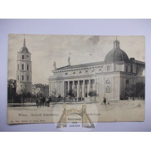 Litva, Vilnius, katedrální kostel, 1906