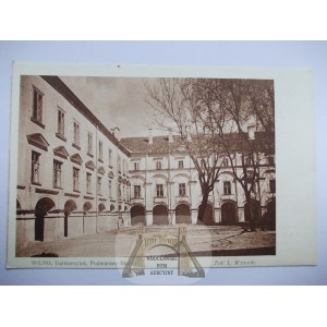 Litva, Vilnius, Univerzita, náměstí Skarga, asi 1930