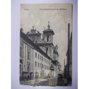 Lithuania, Vilnius, Dominikanerstrasse, 1916