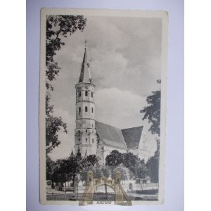 Litva, Šiauliai, Schaulen, kostol, okolo roku 1925