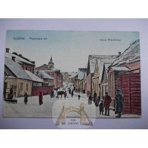 Białoruś, Słonim, ulica Mostowa, 1917
