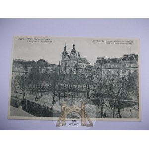 Ukraina, Lwów, wały Gubernatorskie, ok. 1915