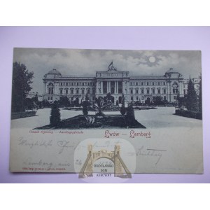 Ukraine, Lemberg, Seimas, Mondlicht, 1899