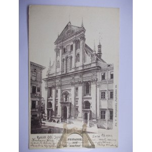 Ukraina, Lwów, kościół OO. Jezuitów, 1902
