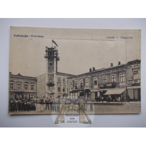 Ukraina, Kołomyja, leporello, 10 widoków ok. 1915