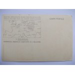 Vlastenecká, druhá republika, mapa, erb, bílý orel, asi 1930