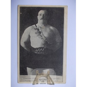 Strongman, master Stanislaw Cyganiewicz (Zbyszko), ca. 1925