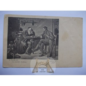 Judaica, Jews, chess game, Lebanon Publishing House, Warsaw, ca. 1900