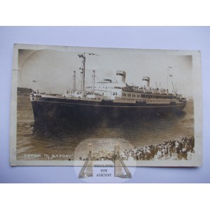 Polnisches Schiff, m/s Batory, Gdynia, 1937