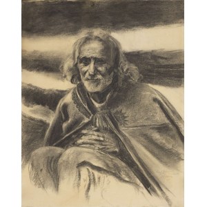 Stanislaw BATOWSKI-KACZOR, Portrait of an Old Highlander