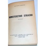 GREENE - MINISTRY OF STRENGTH 1. Auflage London 1956