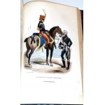 [NAPOLEONIAN MILITARY uniforms] SAINT-HILAIRE- HISTOIRE ANECDOTIQUE, POLITIQUE ET MILITAIRE DE LA GARDE IMPERIALE publ. 1847, 39 watercolors, Napoleon