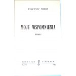WITOS - MOJE WSPOMNIENIA Bände 1-3 [vollständig in 3 Bänden] erschienen in Paris