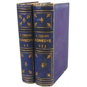 FREDRO- COMEDYE T. I-V [vollständig in 2 Bänden] publ. 1871