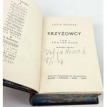 KOSSAK- KRZYŻOWCY vol.1-4 (complete in 4 vols.). Autographs by the Author!