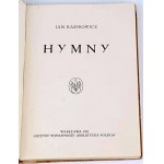 KASPROWICZ - HYMNS issue 1, 1921