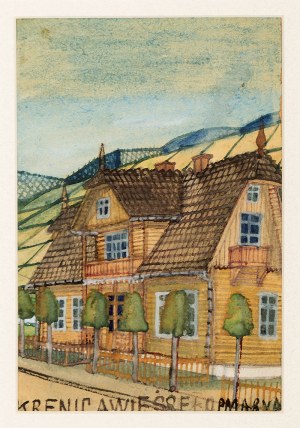 Nikifor Krynicki (1895-1968), Dom w Krynicy, nd.