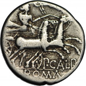 Republika Rzymska, P. Calpurnius. 133 r. p.n.e., Denar, Rzym