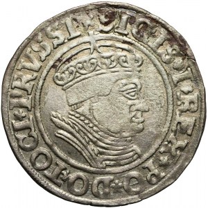 Sigismund I the Old, 1535 penny, Torun, PRVSSI/PRVSSIE, nice
