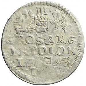 Zygmunt III Waza, Trojak 1593, Olkusz