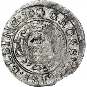 Gustav II Adolf, 1630 penny, Elbląg