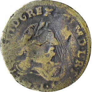 RR-, John III Sobieski, the 1683 sixpence ? , period forgery, legend on the reverse BACK !