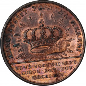 S.A. Poniatowski, Medal koronacyjny 1764, Pingo, brąz