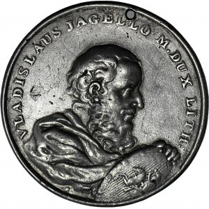 Medaila Kráľovskej suity od Holzhaeussera, Ladislaus Jagiello, odliatok