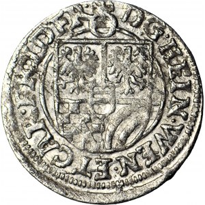 Schlesien, Heinrich Wenzel und Karl Friedrich, 3 krajcary 1620 BH, Olesnica, kleines A, Sternchen