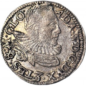 RR-, Silesia, Duchy of Cieszyn, Adam Waclaw, 3 krajcary 1597, Cieszyn, 4 rows
