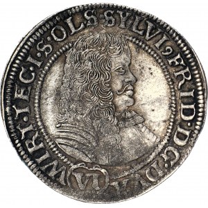 Silesia, Olesnica Principality, Sylvius Frederick, 6 krajcars 1674 SP, Olesnica, minted