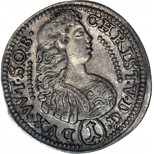 Schlesien, Herzogtum Olesnica, Krystian Ulrich, 1 krajcar 1684, Olesnica
