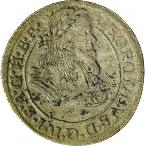 R-, Śląsk, Leopold I, 1 krajcar 1672 SHS, Wrocław