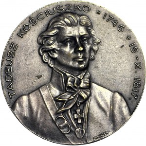 R-, medaila Tadeusza Kosciuszka, 1917, krásna