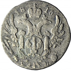 Königreich Polen, 10 groszy 1816 I.B., schön