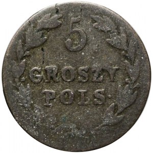 R-, Królestwo Polskie, 5 groszy 1820, rzadki rocznik