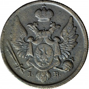 Polské království, 3 groše 1827 IB, z KRAJINSKÉ MĚDI, pěkné